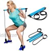 Dragtiger Pilates bar kit with Resistance Bands and Foot Loops Portable Multifunctional Yoga Exercise Suitable for Home Gym Bodybuilding Bodybuilding Yoga Stretching