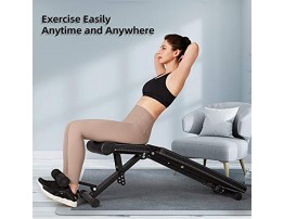 AyeKu Weight Bench Adjustable Strength Training Bench for Full Body Workout Exercise Bench for Home Gym