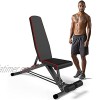 HOMETAL Adjustable Weight Bench Training Bench for Full Body Workout Incline Decline Bench Exercise Bench Compact Bench
