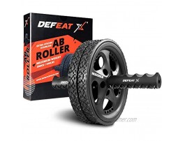 Defeat X Sports Ab Roller for Abs Workout Ab Roller Wheel Exercise Equipment Ab Wheel Exercise Equipment Ab Wheel Roller for Home Gym Ab Machine for Ab Workout Ab Workout Equipment