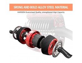 HARISON AB Roller Wheel for Abdominal Exercise- Lower AB Exercise Equipment for Home Gym Core Workout for Women and Men RED
