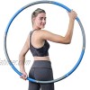 TANISQ Weighted Hula Hoop Hoola Hoop for Adults and Beginners Weight Loss and Sports Exercise Fitness Hula Hoop Detachable Design 8 Sections Stainless Steel Holahoops.