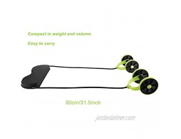 Vogga Multifunctional Ab Roller Wheel for Abdominal Exercise Ab Wheel Equipment Waist Slimming Trainer at Home Gym