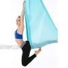 Dioche Aerial Yoga Hammock 2.8M Aerial Pilates Yoga Swing Set Antigravity Yoga Inversion Exercises Improved Flexibility & Core Strength Extension StrapsSky Blue