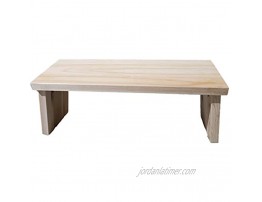 K-Community Redwood Pray Meditation Bench- Portable Design with Folding Legs Standard ver Standard