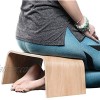 Valiai Strong Wooden Meditation Bench Also Used for Tea Ceremony Seiza,Yoga Praying and Healthier Sitting