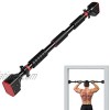 AIWEIS Pull-Up Bar Door-Frame No Screw Wide Grip Heavy-Duty Metal and Foam Chin-Up Pole Adjustable Great for Home Gyms Fitness and Training AWS002