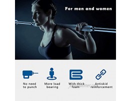 BiFanuo Pull Up Bar Chin Up Adjustable Doorway Chin Up Bar Upper Body Workout Bar with Comfort Grips for Home Gym Exercise Fitness 26 to 39 Inches Adjustable Width Gray