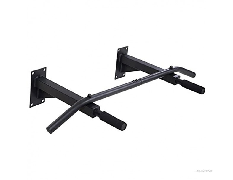 GOFLAME Pull Up Bar Wall Mounted Doorway Heavy Duty Chin Up Bar Trainer Pull Up Workout Trainer for Home and Gym Holds Up to 440 lbs Black