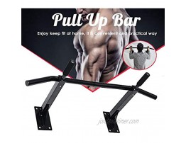 IWISHO Pull Up Bar Black Heavy Duty Chin Up Bar Wall Mounted Exercise Workout Home Fitness Gym Multifunctional Strength Training