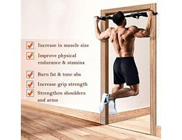 SANNOBEL Pull up Bar for Doorway Multi-Grip Chin up Bar Equipment Heavy-Duty Workout Bar for Home Gym Exercise Perfect for Pushups Pullups and Training Upper Body Black