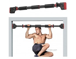 SHINYEVER Pull Up Bar for Doorway Chin up Bar No Screw Installation with Adjustable Width Locking Upper Body Workout Bar for Home Gym Exercise Fitness