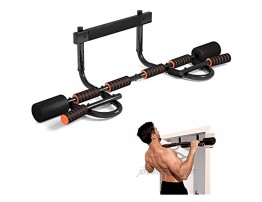 YIOFOO Doorway Pull Up Bar with Ergonomic Grip Exercise Equipment Body Gym System No Screws Trainer Multi-Grip Chin Up Bar & Exercise Bar & Home Workout
