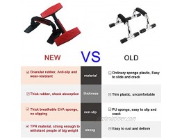 Push up Bars Non-Slip Gym Equipment for Strength Training Home Fitness Equipment with Thickened Sponge Handles Sturdy Structure for Men and Women