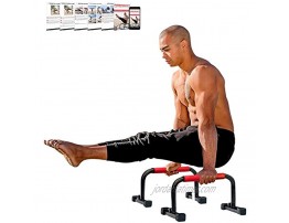 Rubberbanditz Parallettes Bars for Push Ups & Dip | Lightweight Heavy Duty Non-Slip Parallel Bars Stand for Handstands Calisthenics Crossfit Gymnastics & Bodyweight Training Workouts