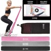 3 Fabric Long Resistance Bands Set Pull Up Bands Full Body Workout Bands Resistance for Women with Video Training
