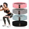 [4 Pack] Elite Moves Resistance Bands Set 3 Varied Tensions Fabric Resistance Bands for Butt and Legs Women & Men Versatile Fabric Work Out Bands Leg Resistance Bands for All Body Types