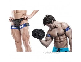BFR BANDS Occlusion Training Bands Blood Flow Restriction Bands for Arms Legs or Glutes Help Gain Muscle Without Lifting Heavy Weights Strong Elastic Strap + Quick-Release