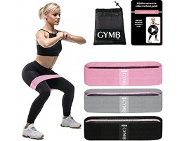 Booty 3 Resistance Bands for Legs and Butt Exercise Fitness Bands with Video Workout for Women