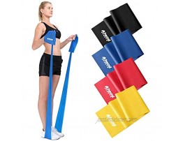Exercise Band for Physical Therapy | Resistance Band for Yoga | Long Resistance Bands for Working Out | Elastic Band for Exercise at Home | Yoga Stretching Band Sold Singly