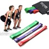 Heavy Thick Resistance Bands Set of 3 Deadlift Band Glute Activation Booty Exercise Hip Band and Dynamic Warm Up Band
