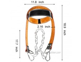 Leather Neck Harness for Weight Training Neck Curl Harness Neck Workout Harness Neck Exercise Harness Neck Weight Lifting Harness Neck Harness Strength Trainer Neck Curls and Training Head Exerciser