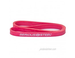 Serious Steel Fitness 32 Resistance Training Bands Portable Exercise Band System Training Bands- Great for Individuals Under 70 Tall