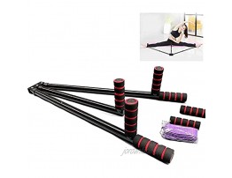 DOMINTY 3 Bar Leg Stretcher Leg Split Extension Device Iron Leg Support Yoga Exercise Martial Arts Gym Flexibility Stretching Machine Stretching Equipment