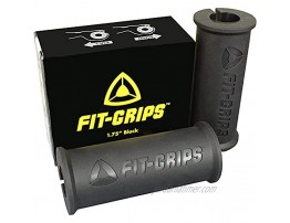 Core Prodigy Fit Grips Thick Bar Bodybuilding Training Black 1.75 Inch