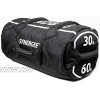 Synergee Adjustable Fitness Sandbag 40lb & 60lb. Adjustable Sandbags with 2 Filler Bags Heavy Duty Weight Bag