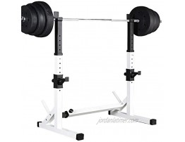 Achamusi Barbell Rack Stand Multifunctional Adjustable Squat Rack Heavy-Duty Dumbbell Rack，Strength Training Dip Station Home Gym Equipment Max Load 550lbs