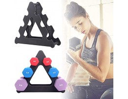 Broadsheet Dumbbell Rack Stand Only Triangle Weight Tree Rack for Dumbbells 3 Tier Compact Dumbbell Holder Weight Lifting Dumbbell Tree Weights Rack Dumbbell Stands for Household Use Gym Workout