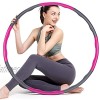 colorfarm Weighted Fitness Exercise Hoop for Adults & Beginners Weight Loss Sports Exercise Hoops Detachable Design Workout Equipment for Women Men