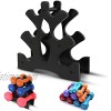 Cutelove Compact Dumbbell Bracket 3-Tier Tree-Shaped Dumbbell Rack Mini Weight Lifting Dumbbell Storage Holder for Home Gym Workouts Office Fitness Max Load 32 lbs