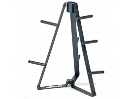 Marcy Plate Tree for Standard Size Weight Plates Storage Rack for Exercise Weights PT-36 dark grey 34.00 x 9.00 x 4.00