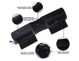 Barbell Pad for Squats Hip Thrusts Pad with Booty Band and Ankle Straps Relief to Neck and Should