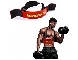 M MANUEKLEAR Arm Blaster for Biceps & Triceps Bodybuilding Muscle Strength Gains Bicep Blaster Isolator Preacher Curling Weight Lifting Workout Equipment Training Contoured