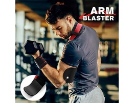 Tikaton Arm Blaster with Wrist Wraps for Biceps & Triceps Adjustable Bicep Isolator Arm Curl Blaster for Big Arms Bodybuilding & Weightlifting Thick Aluminum Biceps Workout Equipment