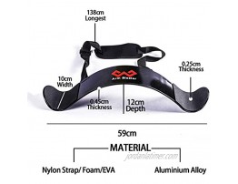 W WAISFIT Arm Blaster Bicep Curl Thick Aluminum Adjustable Bodybuilding Bicep Isolator