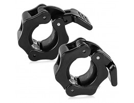 Dreampark Barbell Clamp 1 Diameter ABS Barbells Locking Collars Clamps with Quick Release 1 Pair