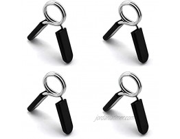 heyous 4pcs Gym Weight Lifting Dumbbell Barbell Bar Lock Clamp 25mm Spring Collar Clips Gym Dumbbell Fitness Body Building