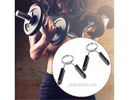 Spring Clip Collars,2Pcs 1-Inch 25mm 28mm 30mm Durable Cast Iron Barbell Clamps,Easy to Use,for Home Gym Indoor Sports Places and So on