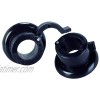 TUNTURI Unisex's Weight Accessories Abs Collars Black One Size