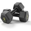AIMEISHI Hex Dumbbells PVC Encase Coating Free Weight Dumbbell Set for Strength Training Home Gym Fitness and Full Body Workout