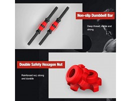 BBL Adjustable Dumbbell with Connecting Rod and Workout Gloves Male and Female Fitness Free Weight Lifting Dumbbell Set can be Used as a Barbell for Body Workout Home Fitness22lb-44lb
