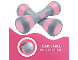 CDEN Dumbbell Set Weight Adjustable No-Screw Needed Fitness Home Exercise