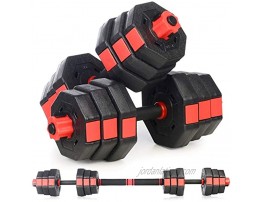 Weights Dumbbells Set Exercise Equipment-2x22lbs Adjustable Dumbbells for Weight Lifting-Elite Dumbbells Set with Soft Foam Grips-- Safe & Stable Free Weights