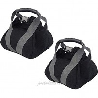 2 Pcs Adjustable Heavy Fitness Power Sandbag Portable Adjustable Canvas Sand Kettlebell Soft Sand Bag Weightlifting Dumbbell for Home Training Fitness Yoga Workout