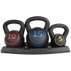 Movement God Vinyl Coated Kettlebells 3 Pieces– Weight Available: 5 10 15 lbs