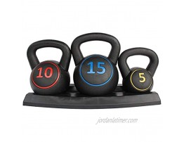 Movement God Vinyl Coated Kettlebells 3 Pieces– Weight Available: 5 10 15 lbs